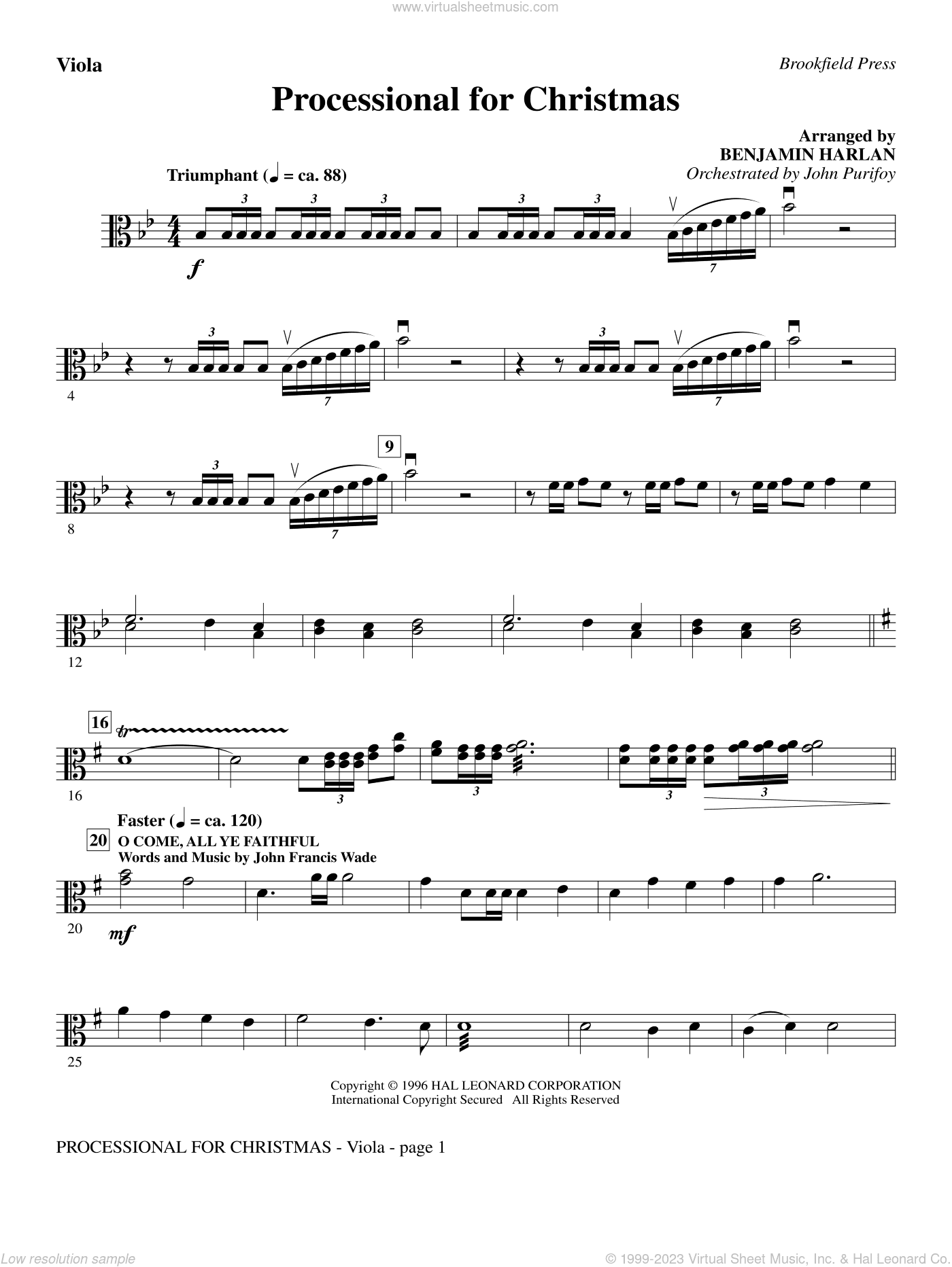 Processional For Christmas