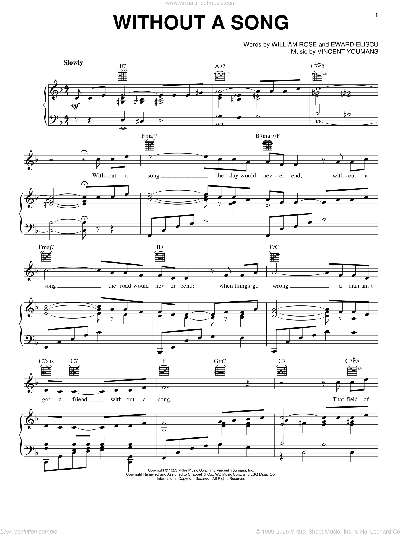 Without A Song
