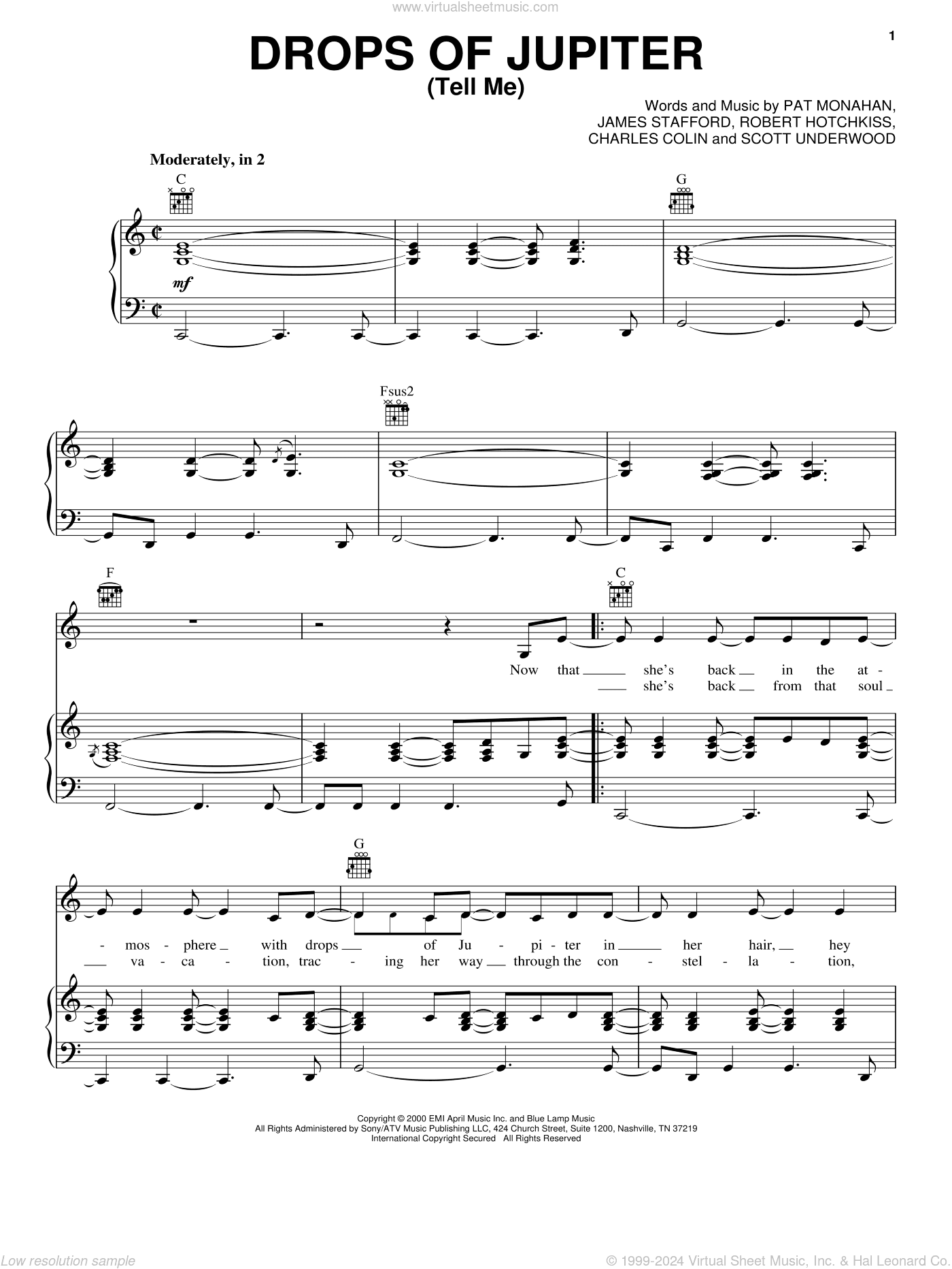 Drops Of Jupiter (Tell Me)