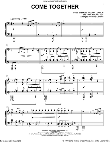 Come Together [Classical version] (arr. Phillip Keveren)