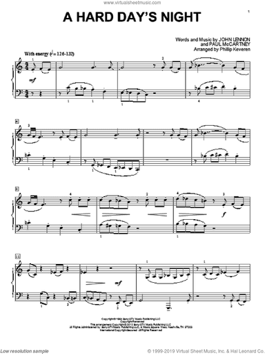A Hard Day's Night [Classical version] (arr. Phillip Keveren)