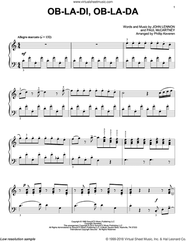 Ob-La-Di, Ob-La-Da [Classical version] (arr. Phillip Keveren)