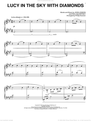 Lucy In The Sky With Diamonds [Classical version] (arr. Phillip Keveren)