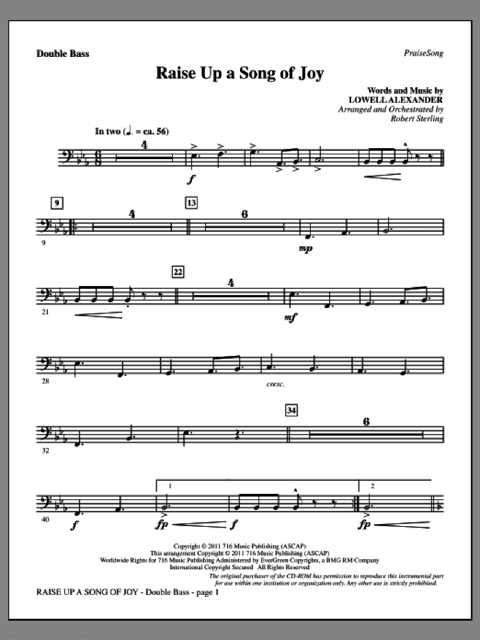 Raise Up A Song Of Joy