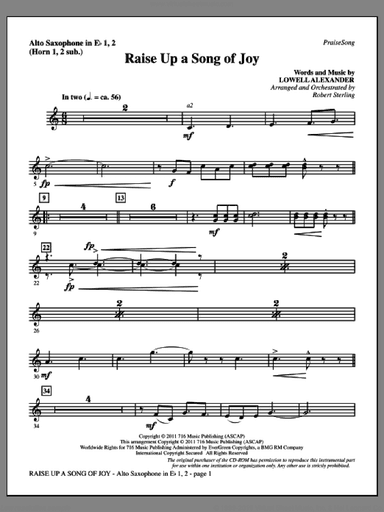 Raise Up A Song Of Joy