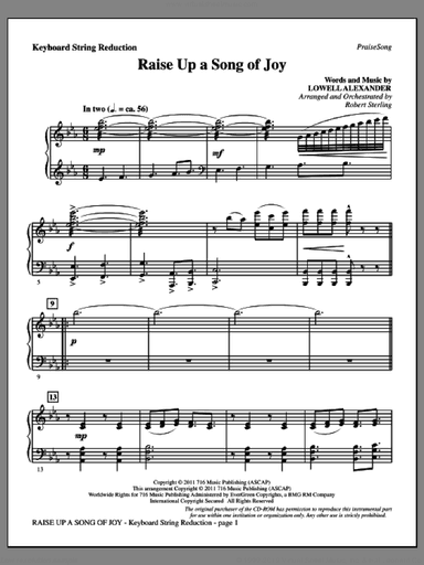 Raise Up A Song Of Joy