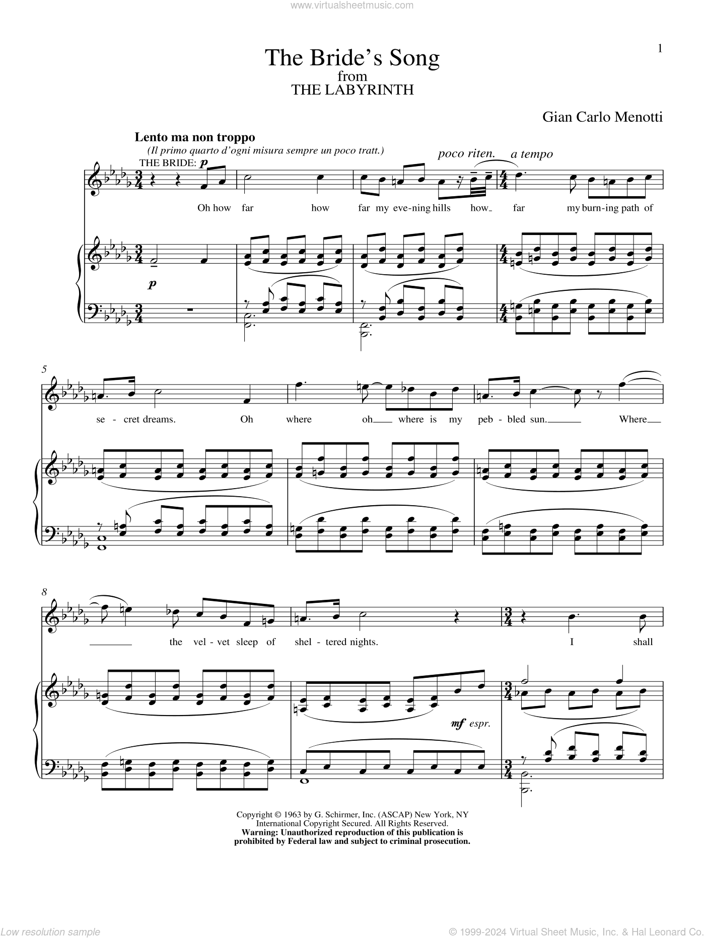 The Bride's Song
