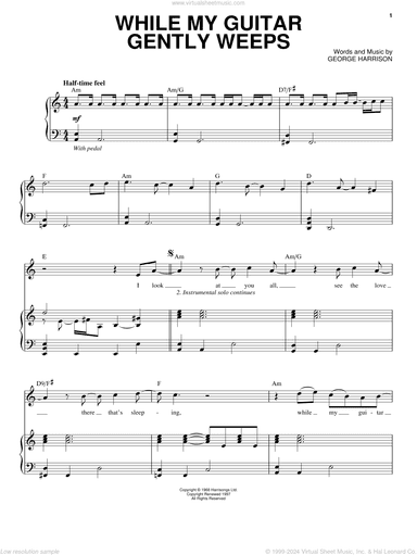 While My Guitar Gently Weeps