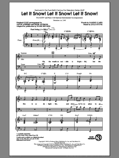 Let It Snow! Let It Snow! Let It Snow! (arr. Mark Brymer)
