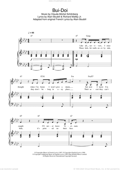 Bui-Doi (from Miss Saigon)