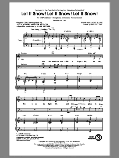 Let It Snow! Let It Snow! Let It Snow! (arr. Mark Brymer)