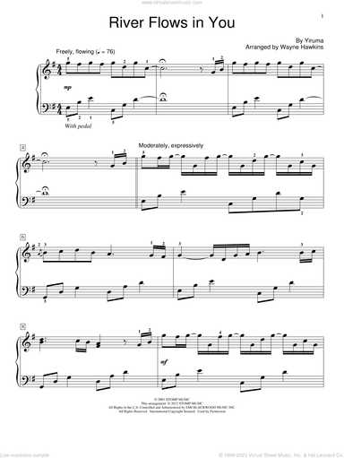 River Flows In You (arr. Wayne Hawkins)