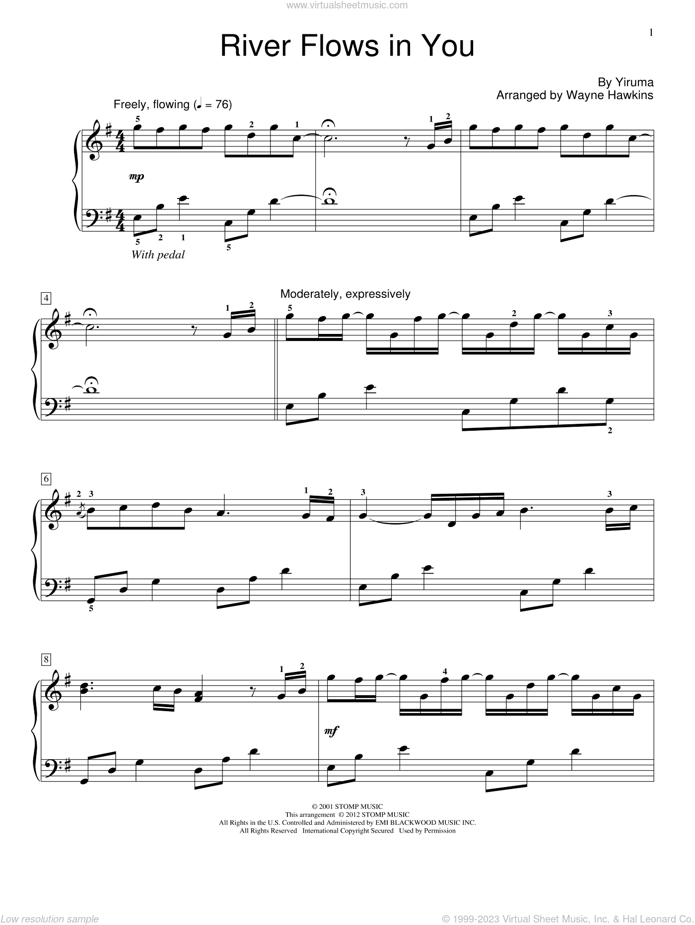 River Flows In You (arr. Wayne Hawkins)