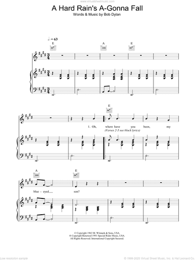 A Hard Rain's A-Gonna Fall