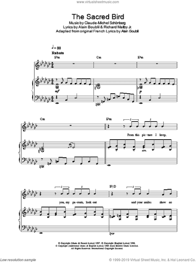 The Sacred Bird (from Miss Saigon)