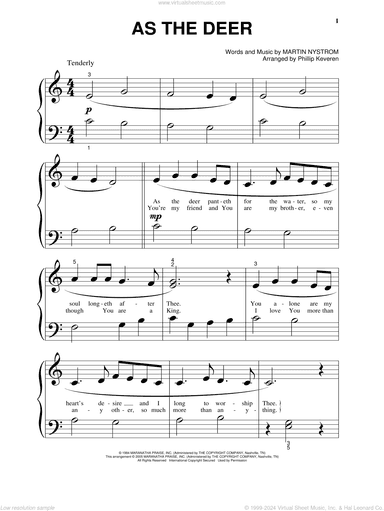 As The Deer (arr. Phillip Keveren)