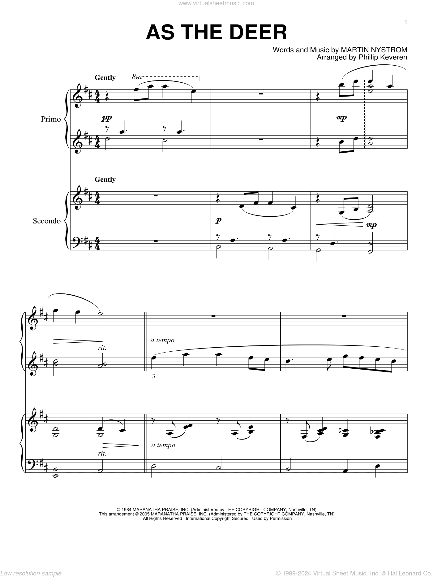 As The Deer (arr. Phillip Keveren)