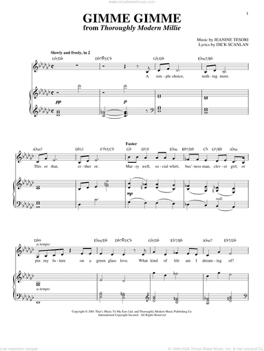 Gimme Gimme (from Thoroughly Modern Millie)