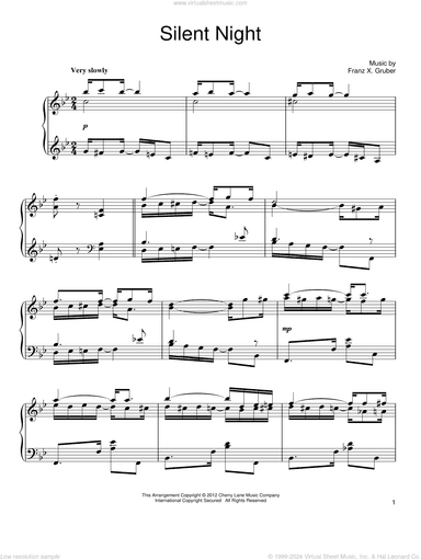 Silent Night [Ragtime version]