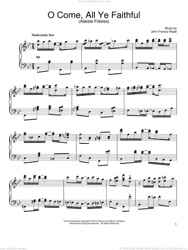O Come, All Ye Faithful (Adeste Fideles) [Ragtime version]