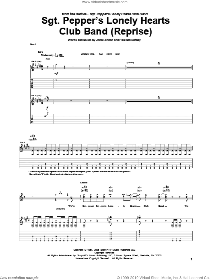 Sgt. Pepper's Lonely Hearts Club Band (Reprise)
