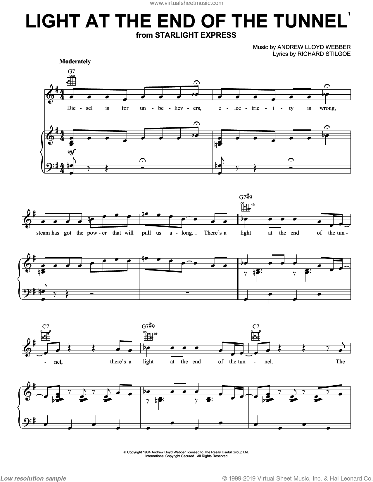 Light At The End Of The Tunnel (from Starlight Express)