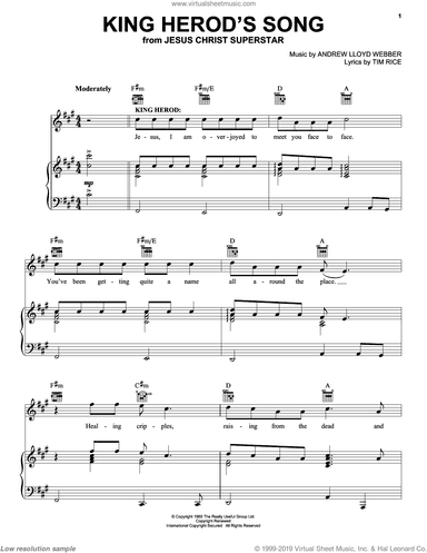 King Herod's Song