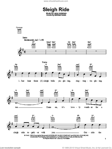 Sleigh Ride (arr. Fred Sokolow)