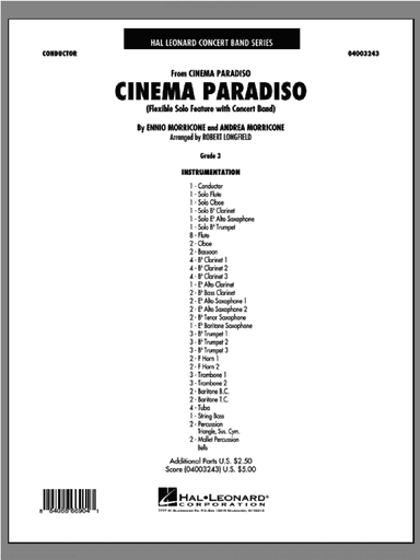 Cinema Paradiso (Flexible Solo with Band)