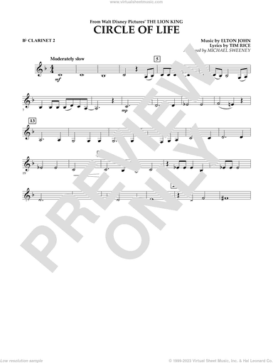 Circle of Life (from The Lion King) (arr. Michael Sweeney)
