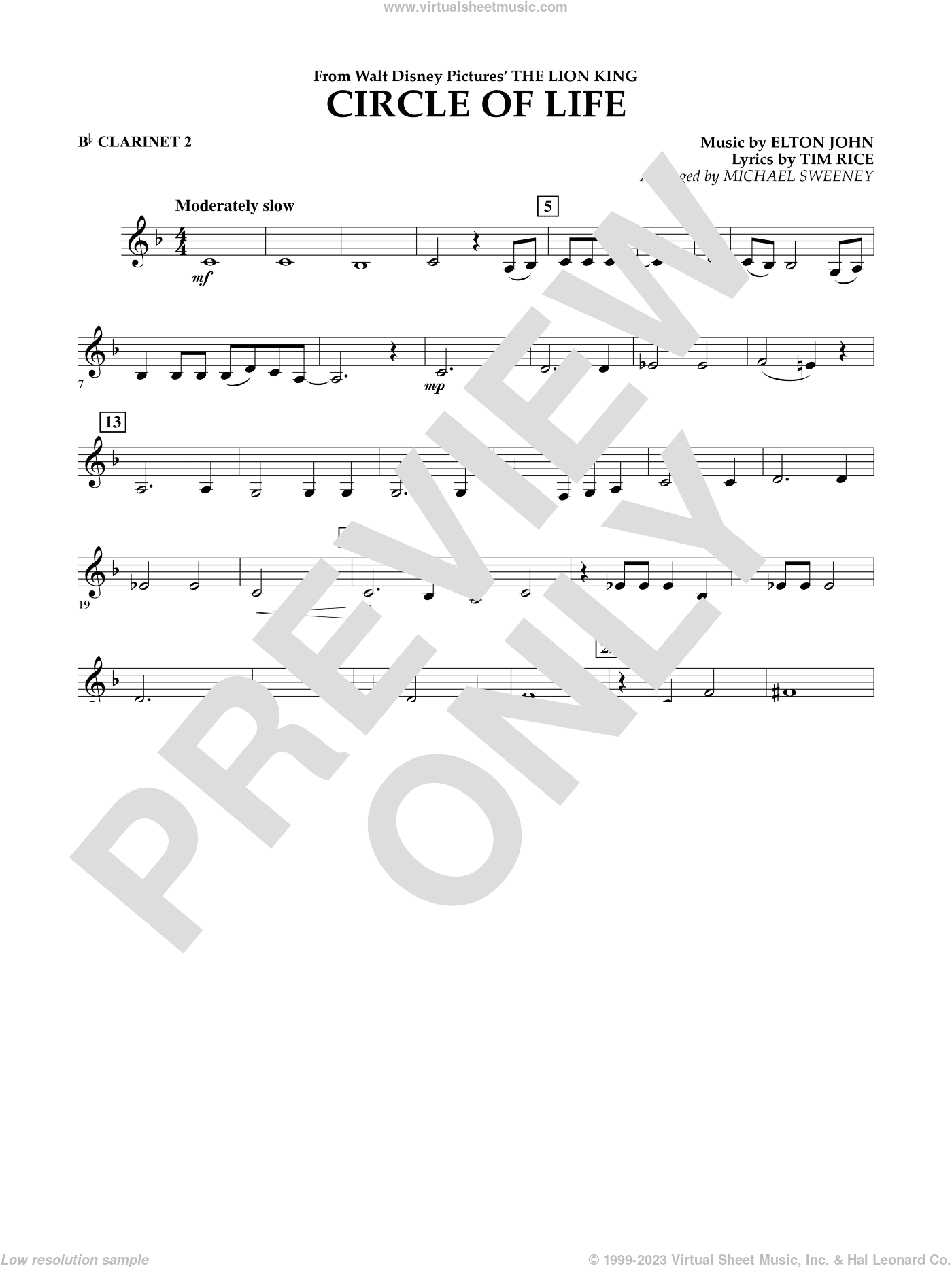 Circle of Life (from The Lion King) (arr. Michael Sweeney)
