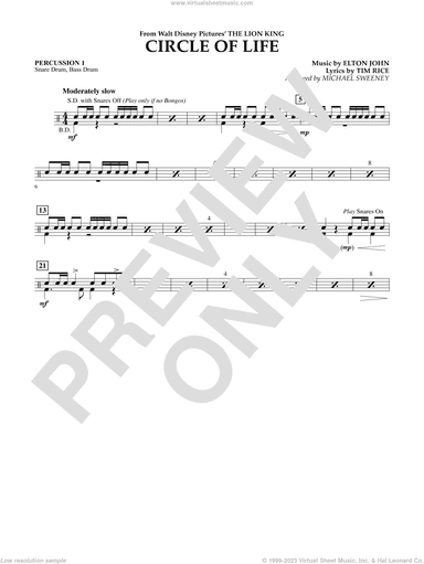 Circle of Life (from The Lion King) (arr. Michael Sweeney)