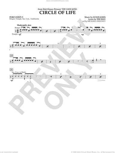 Circle of Life (from The Lion King) (arr. Michael Sweeney)