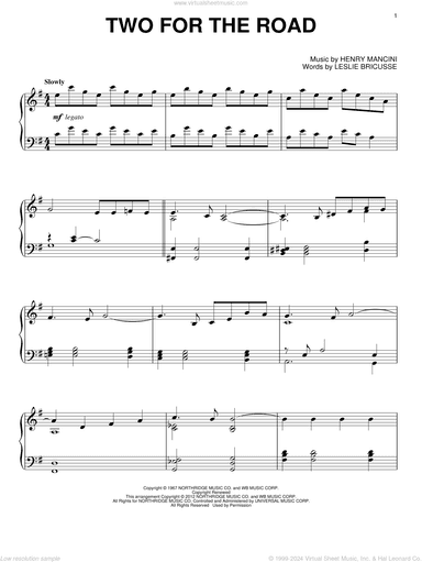 Two For The Road, (intermediate)