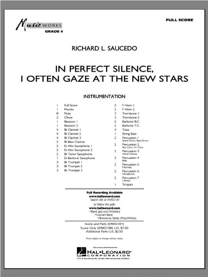 In Perfect Silence, I Often Gaze at the New Stars