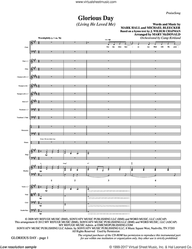 Glorious Day (Living He Loved Me) (arr. Mary McDonald)