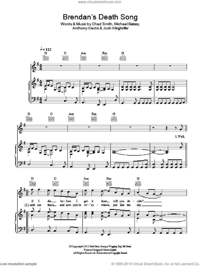 Brendan's Death Song