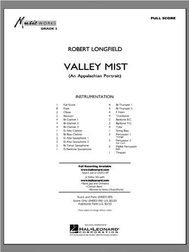 Valley Mist (An Appalachian Portrait) (COMPLETE)