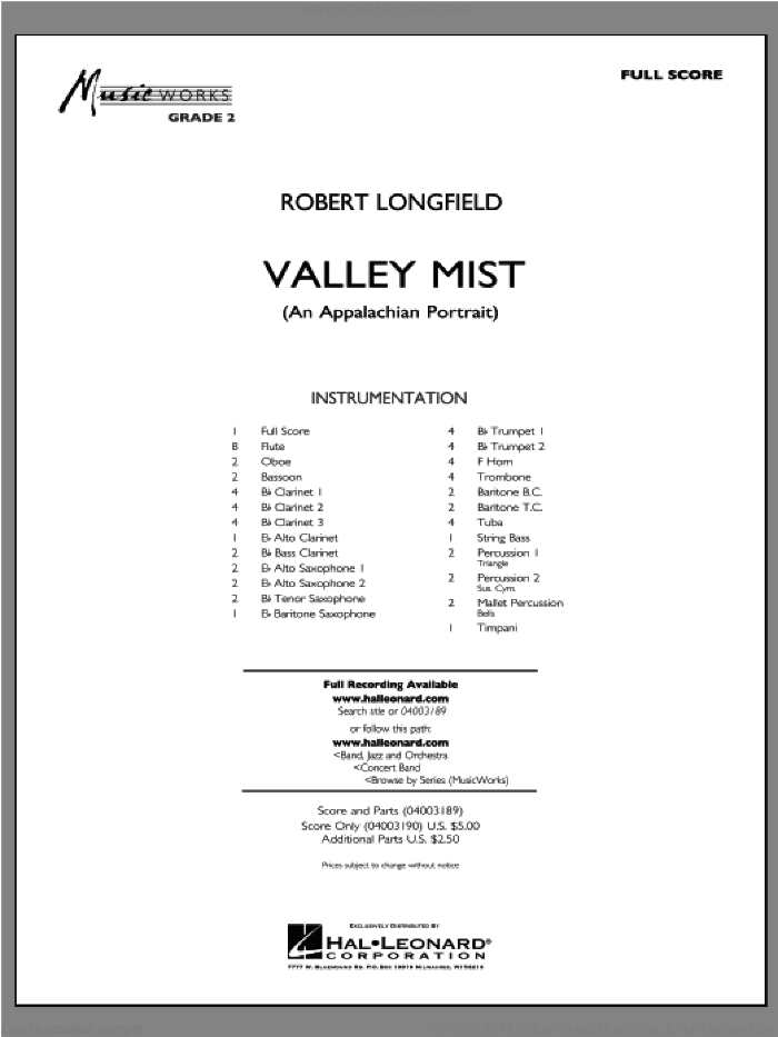 Valley Mist (An Appalachian Portrait) (COMPLETE)