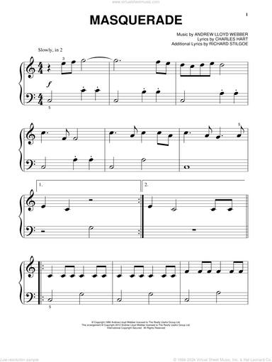 Masquerade (from The Phantom Of The Opera)