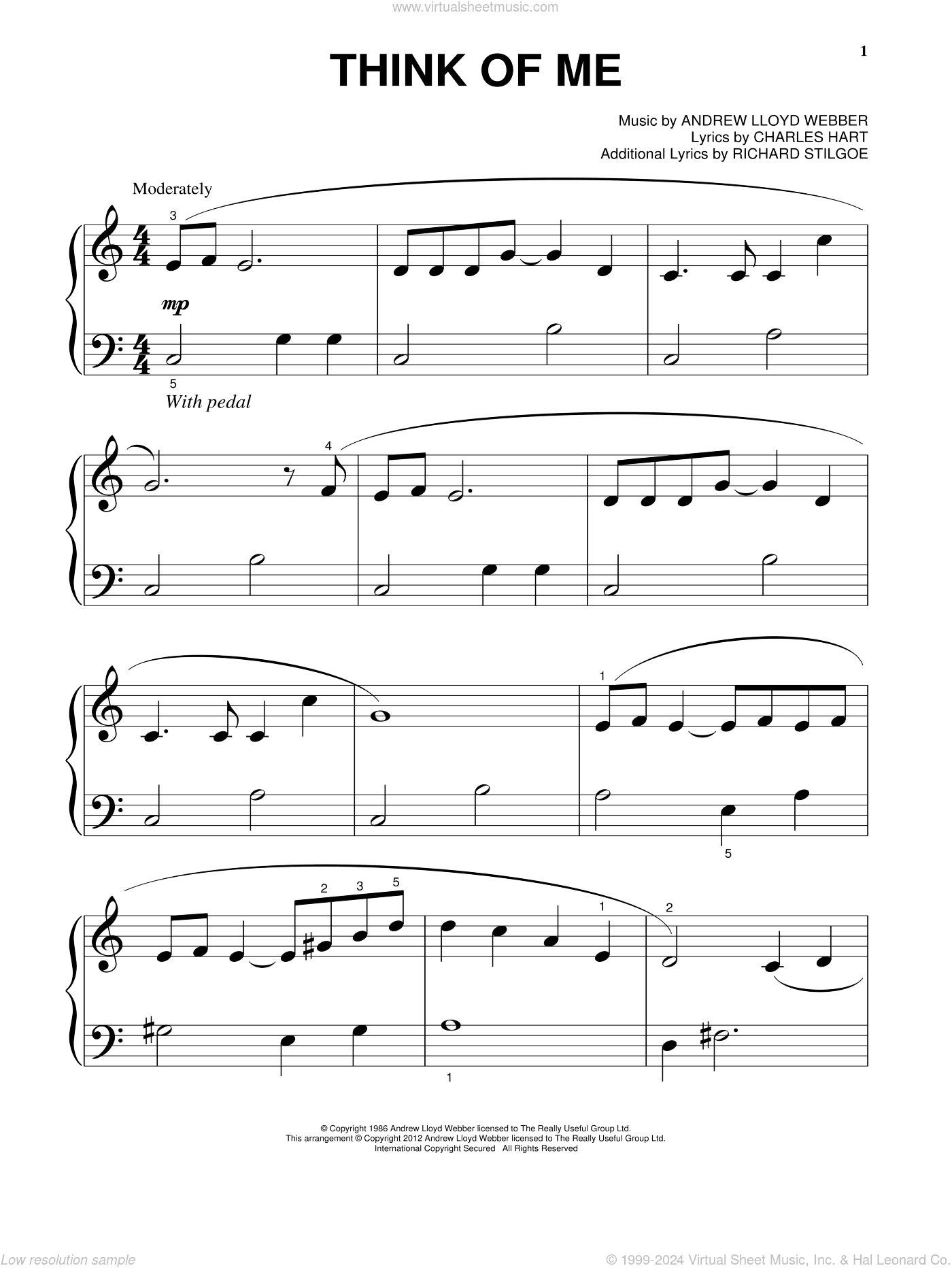 Think Of Me (from The Phantom Of The Opera)