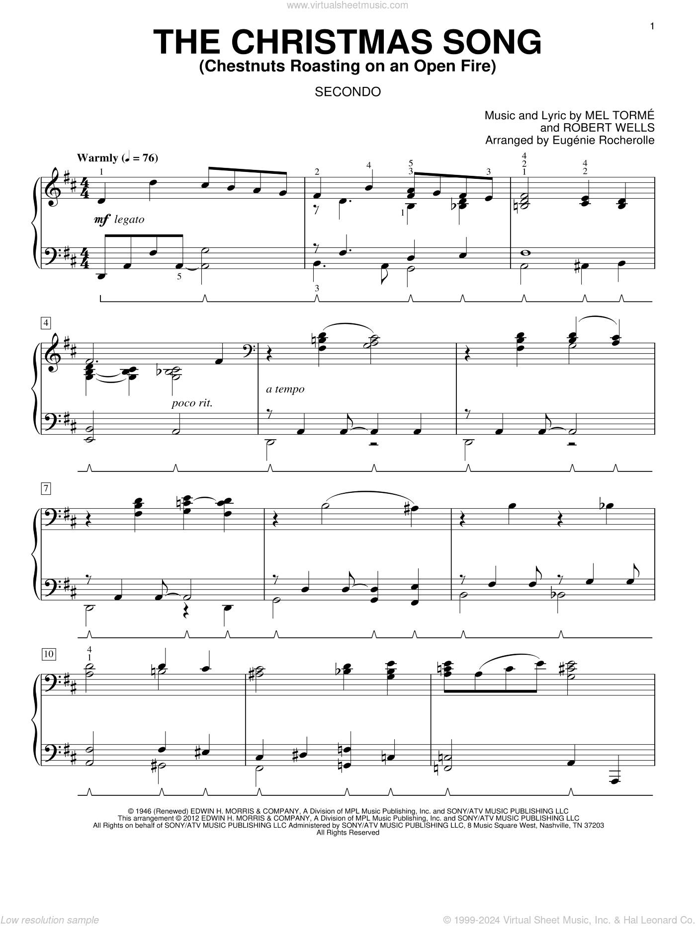 The Christmas Song (Chestnuts Roasting On An Open Fire)
