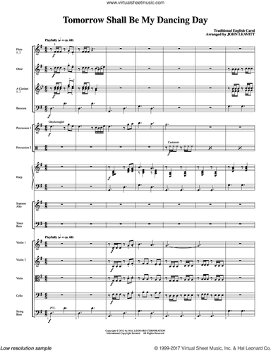Tomorrow Shall Be My Dancing Day (complete set of parts)