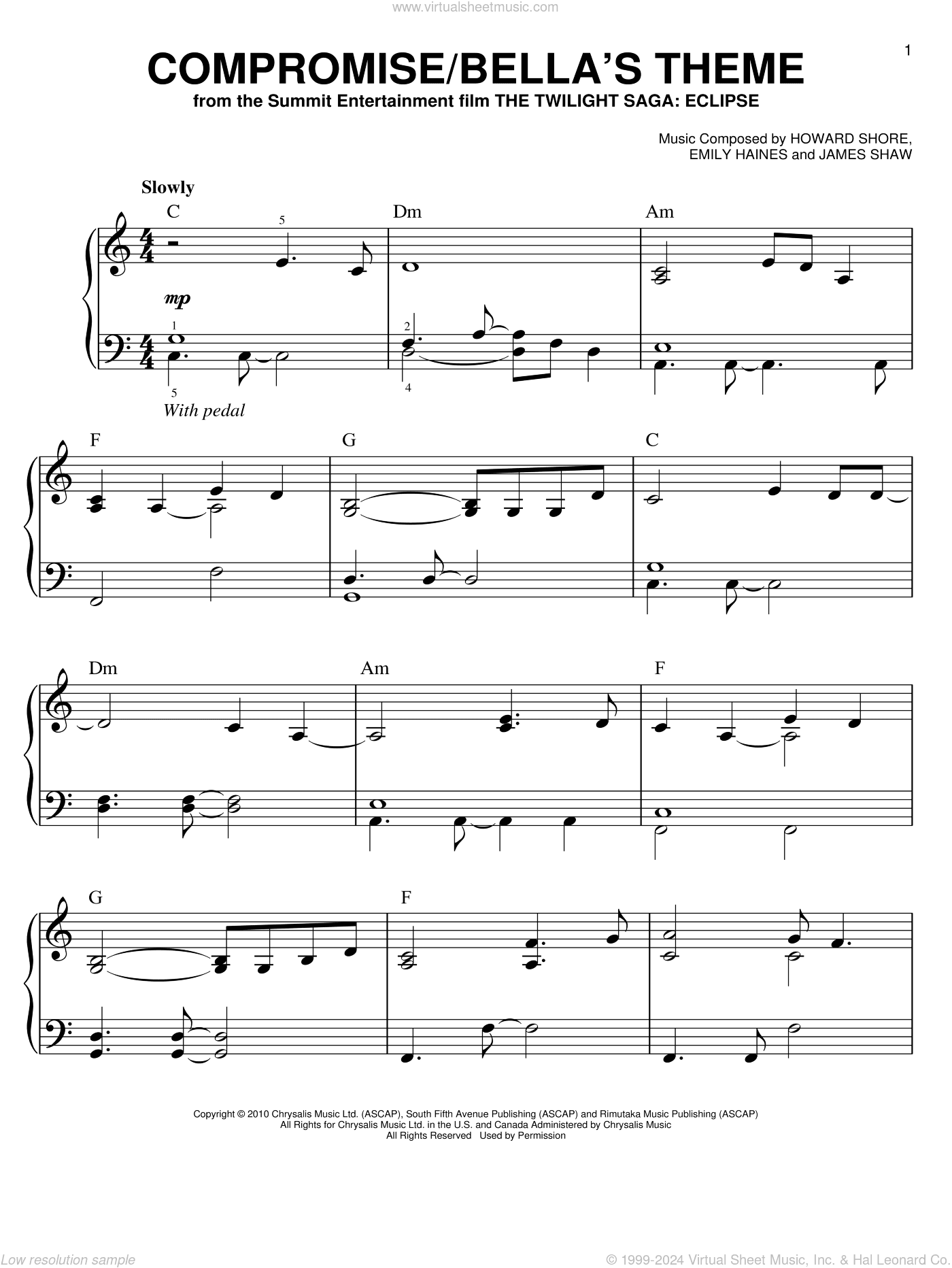 Compromise/Bella's Theme