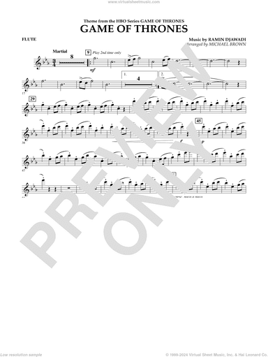 Game Of Thrones (arr. Michael Brown)