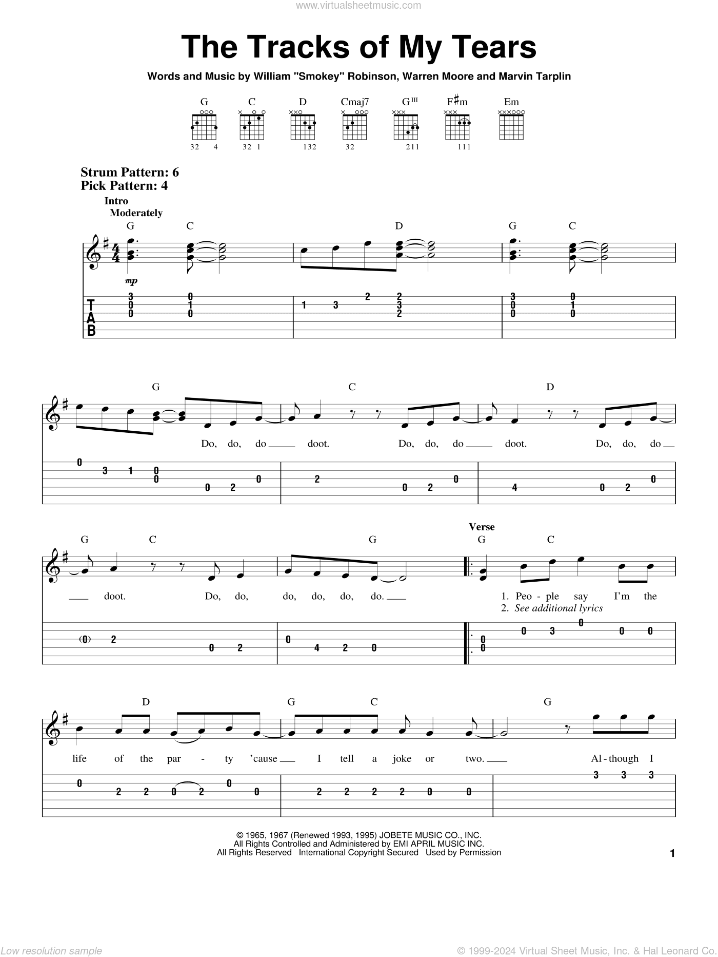The Tracks Of My Tears