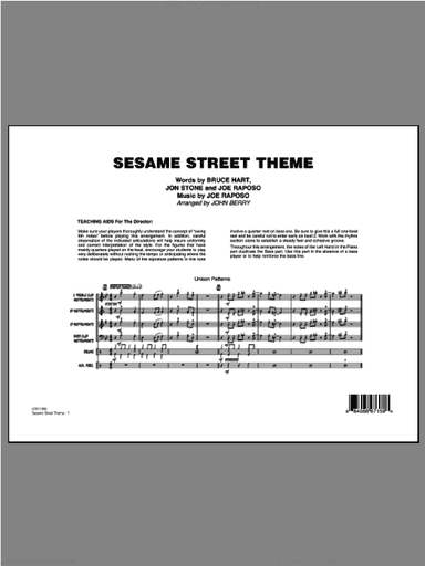 Sesame Street Theme (COMPLETE)