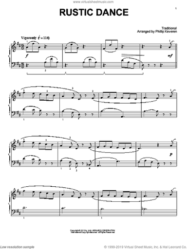 Rustic Dance (arr. Phillip Keveren)