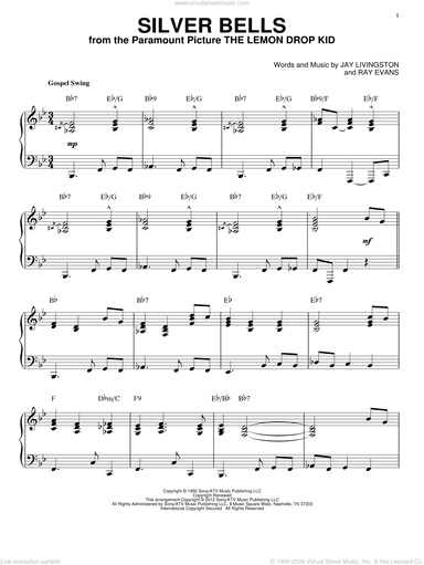 Silver Bells [Jazz version] (arr. Brent Edstrom)