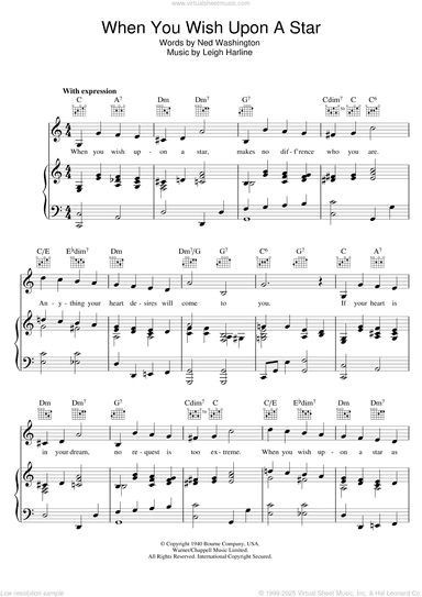 When You Wish Upon A Star (from Pinocchio)